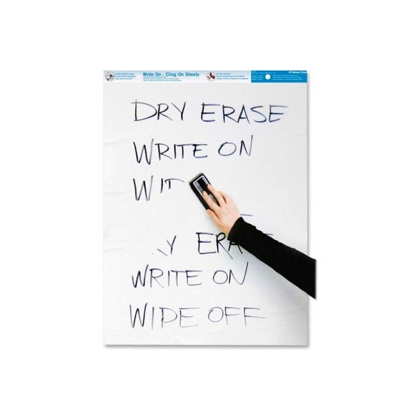 Rediform Rediform National Write-On Cling Sheets - 35 Sheet - White Paper 24391 - main